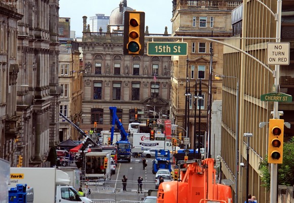 15th Street, World War Z, Glasgow
A view down 15th street, or North Frederick Street as it is more commonly known.

