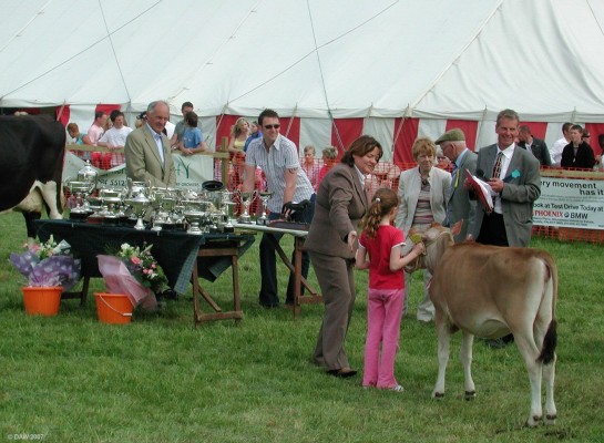 2007, prize giving in main ring
