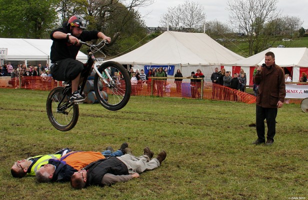 2010, don't try this at home
BMX stunt bike demonstration.
