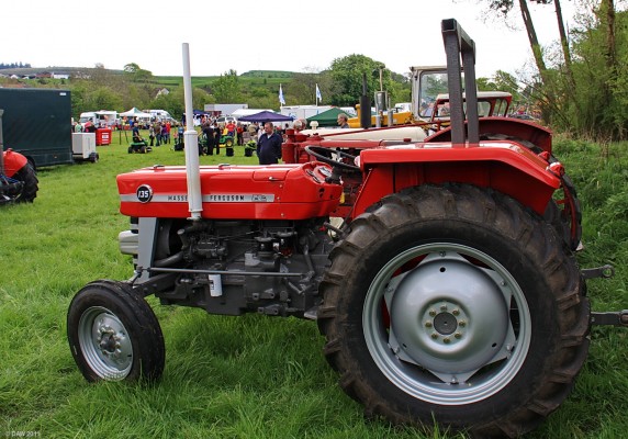 2011, Vintage Tractors
A Massey Ferguson Tractor dating from the 1970's and looking like its just been driven out the show room.
