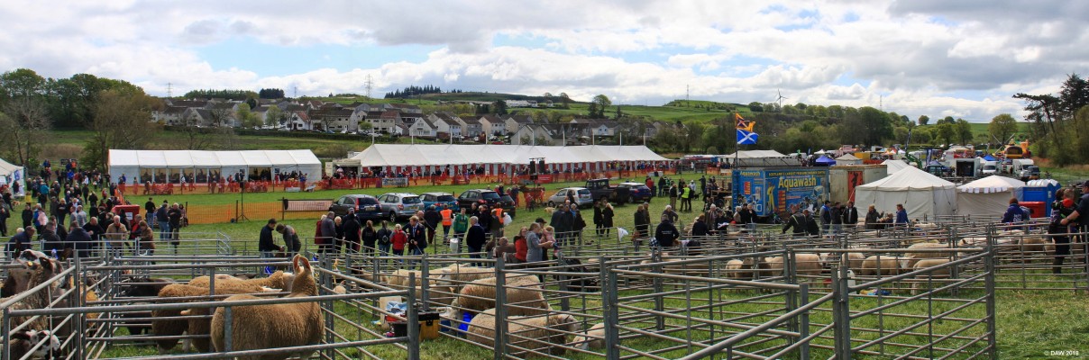 2019, Panoramic view of show ground
The 194th Neilston Agricultural Show, held on the 4th May 2019
