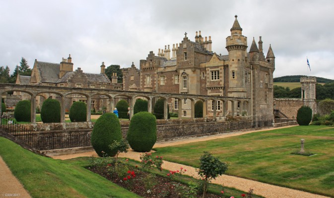 Abbotsford House, near Melrose
A view of Sir Walter Scott's former house, Abbotsford House. [url=http://streetmap.co.uk/map.srf?X=350872&Y=634292&A=Y&Z=115/] Map location. [/url]

