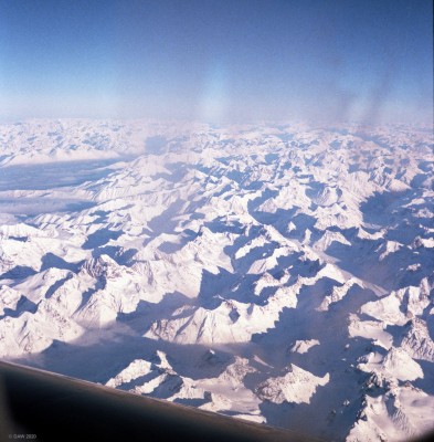 A view of Alaska from 30,000ft
