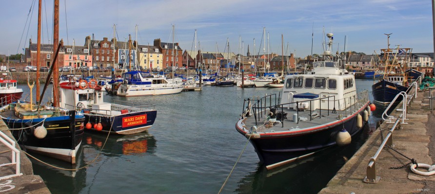 Arbroath Harbour
A view of the Harbour area of the East Coast town of Arbroath. [url=http://streetmap.co.uk/map?X=364298&Y=740413&A=Y&Z=120/] Map location. [/url]
