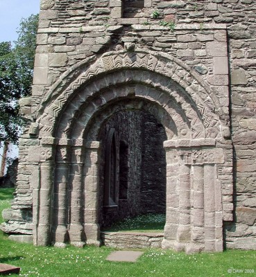 Arched doorway, Whithron Priory
Doorway into what was the Cathedral Nave at Whithorn Abbey.  [url=http://www.streetmap.co.uk/map.srf?X=244465&Y=540311&A=Y&Z=115/] Map location. [/url]

