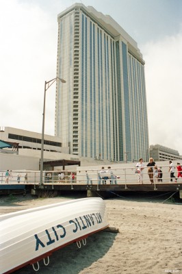 Atlantic City water front, 1989
