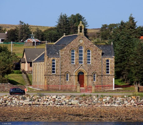 Aultbea Free Church
A view of the Free Church at Aultbea from the pier. [url=https://streetmap.co.uk/map.srf?X=186793&Y=888877&A=Y&Z=120/] Map location. [/url]
