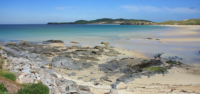 Balnakeil Bay, near Durness
If you want a south pacific paradise, without the heat and without having to fly half way round the world, you could do worse than head to Sutherland where there are more beaches like this than you can shake a stick at.  Not only that, you'll find you have them all to yourself.  [url=http://www.streetmap.co.uk/map.srf?X=239019&Y=968727&A=Y&Z=115/] Map location. [/url]
