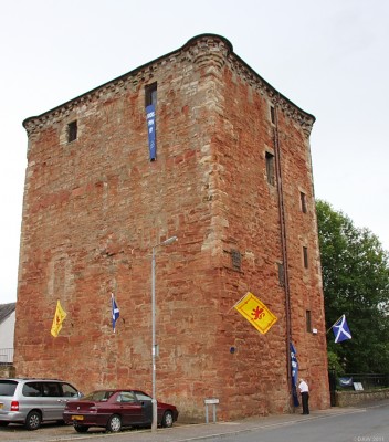 Barr Castle, Galston
Dating from the 15th century this Keep was built by the Lockhart family.  The Scottish Reformers, George Wishart and John Knox both preached here when church doors were locked against them.  More recently it has been home of Lodge St Peter 331 for over 100 years.  [url=http://www.streetmap.co.uk/map.srf?X=250105&Y=636289&A=Y&Z=115/] Map location. [/url]
