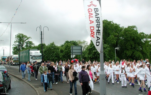 Barrhead Gala day Parade 2005
Parade through the town on 4th June 2005, the articulated lorries which appear to be about to run everyone down are infact part of the parade.
