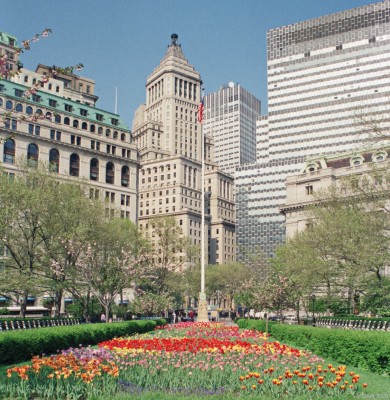 Battery Park in spring, 1989
