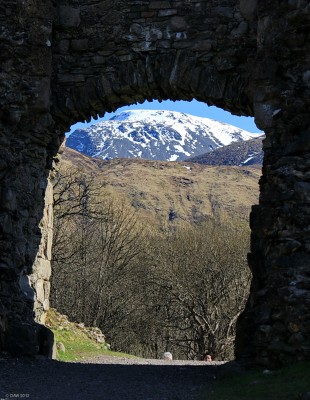 Ben Nevis through the Arch
Looking up to Ben Nevis from the entrance to Inverlochy Castle at Fort William. [url=http://www.streetmap.co.uk/map.srf?X=212042&Y=775432&A=Y&Z=115/] Map location. [/url]
