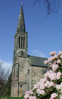 Bourock Church Steeple, spring
