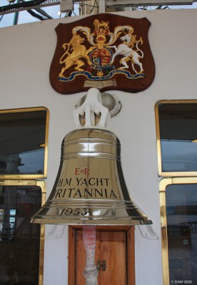 Royal Yacht Britannia's Ships bell
