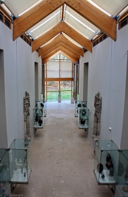 Burrel Museum, Glasgow
A view inside the Glasgow Burrell Museum.  It was built specifically to house artifacts from the Burrell Collection and was opened in 1983.  It is now a listed building and is currently undergoing a major refurbishment and will re-open in 2020.

