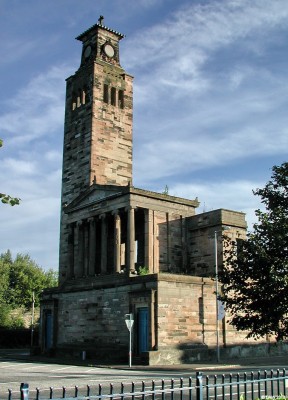 Caledonia Road Church, Gorbals
Built in 1857 it was Alexander 'Greek' Thomson's first Church in the City.  The church was closed in 1962 due to the falling population of the Gorbals and in 1965 it was gutted by fire.  The shell of part of the building remains.  [url=http://www.streetmap.co.uk/map.srf?X=258939&Y=663924&A=Y&Z=110/] Map location. [/url]

