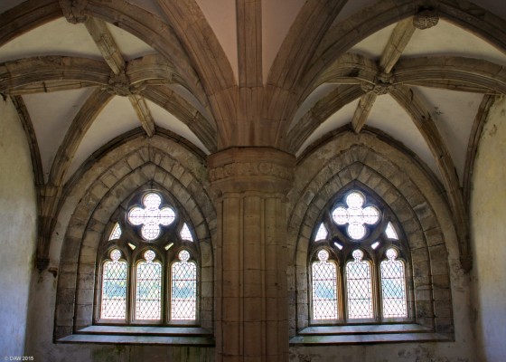 Inside the Chapter House, Glenluce Abbey
The Chapter House is the only part of Cistercian Abbey at Glenluce that isn't a ruin.

