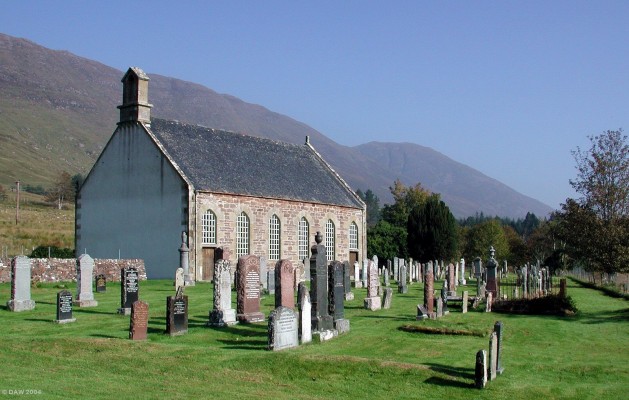 Clachan Church, Applecross
A Christian Settlement was founded at Applecross in 673 but the most recent Church seen here is apparently not often used. [url=www.multimap.com/map/browse.cgi?lat=57.4447&lon=-5.8123&scale=25000&icon=x/]Map location[/url]

