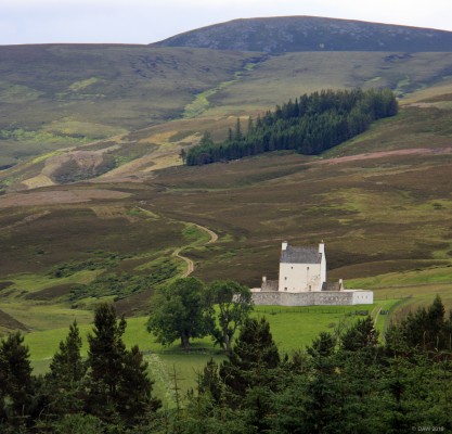 Corgarff Castle
Corgarff castle viewed from the hill opposite.  After the Jacobite rebellion of 1745 the castle was taken over by Hanovarian troops and used as a garrison since it was close to the military road to the newly constructed Fort George near Inverness. [url=http://streetmap.co.uk/map.srf?X=325382&Y=809800&A=Y&Z=120/] Map location. [/url]

