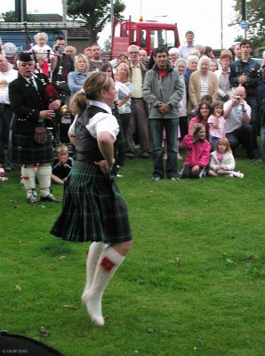 2005, Highland Dancing
Members of the Neilston & District Pipe Band have a fling at Pig Square during the [url=http://www.neilstonlive.co.uk/]Neilston Live![/url] events in August 2005.
