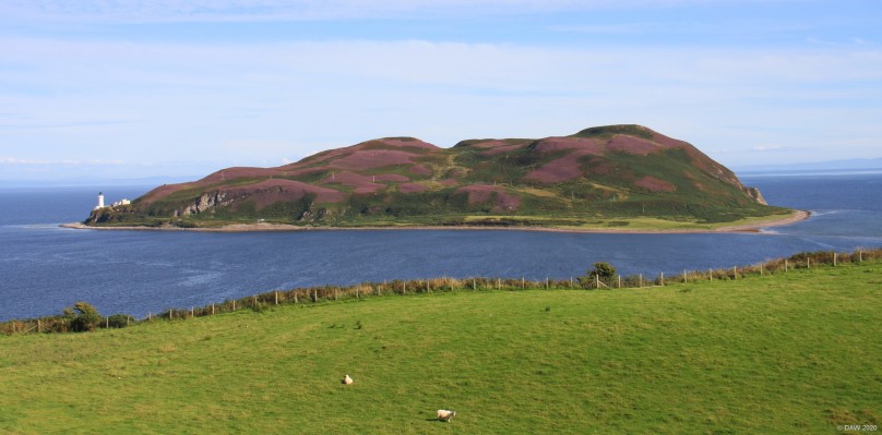 Davaar Island
Davaar lies at the mouth of Campbeltown loch on the Mull of Kintyre, at low tide it is possible to walk out to the Island.  [url=http://streetmap.co.uk/map.srf?X=174655&Y=621524&A=Y&Z=120/] Map location. [/url]
