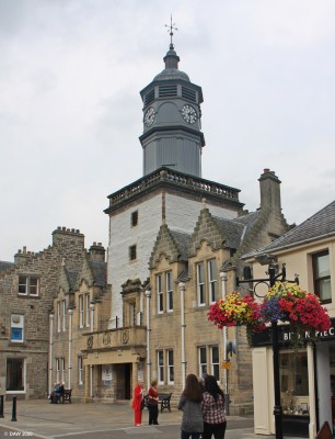 Dingwall Town Hall
The original building dates from the 17th century has been substantially modified since then.  It ceased being the Jail in 1830. [url=https://www.streetmap.co.uk/map.srf?X=255952&Y=858781&A=Y&Z=115&ax=254974&ay=858753/] Map location. [/url]
