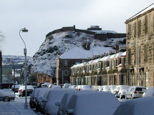 Dumbarton Rock & Castle
Dumbarton Castle viewed from the streets of the town of Dumbarton
