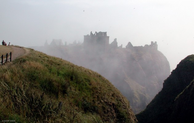 Dunnottar Castle, Aberdeenshire
On some days the North Sea Har teases the visitor with just partial glimpses of the Castle from a distance.
