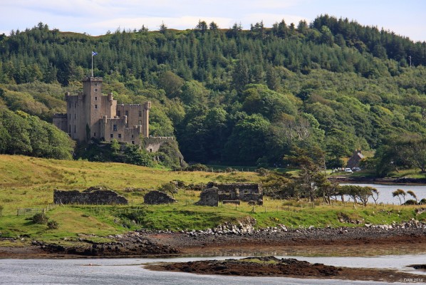 Dunvegan Castle, Isle of Skye
Stronghold of the Clan Macleod for 800 years, the oldest parts date from the 13th century.  It is the oldest castle in Scotland that has been continuously inhabited.  The [url=http://www.dunvegancastle.com/content/default.asp/] castle [/url] and gardens are open to the public and are well wroth a visit. [url=http://streetmap.co.uk/map.srf?X=124289&Y=849808&A=Y&Z=120/] Map location. [/url]
