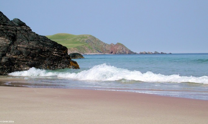 Durness Beach
Crystal clear water, white sands, turquoise sea and virtually nobody else around, not a south Pacific island but Durness, as far north west as you can go on mainland Scotland.
