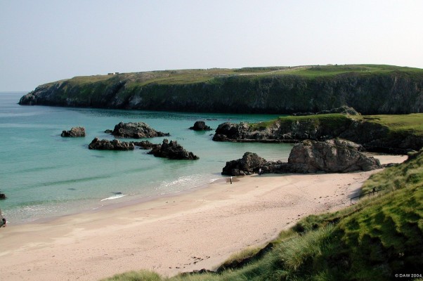 Durness Beach, Sutherland
The village of Durness is the most norh westerly community in the British mainland, but you could easily be mistaken in thinking you are on a south pacific island but without the palm trees :-)
