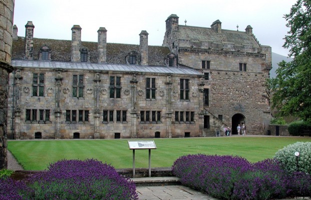 Falkland Palace, Falkland
Built as a residence for King James IV in 1500, it replaced an earlier 12th century castle.  It consisted of fortified series of buildings around a courtyard.  Only the south range and gatehouse, seen here, survives intact today.  The palace was restored in 1887 by the Marquis of Bute and still belongs to the Queen but has been mainted by the [url=http://www.nts.org.uk/web/site/home/visit/places/Property.asp?PropID=10036&NavPage=10036&NavId=5116/]National Trust[/url] for Scotland since 1952.
