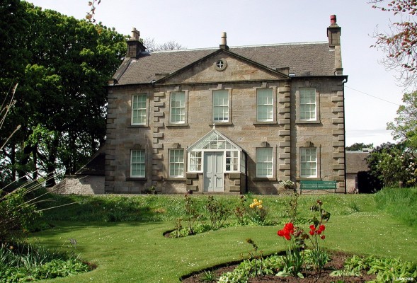 Farmhouse, Museum of Rural Life, Kittochside
Built by the Reid family in 1783 it has the outward appearance of a Georgian House reflecting the prosperity of the Reid family.  The farm and this house is now part of the [url=http://www.nms.ac.uk/museumofrurallifehomepage.aspx/]Scottish Museum of Rural Life.[/url]

