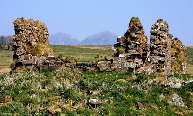 The Chapel, Finlaggan, Islay
The remains of the 14th century chapel on Eilean Mor, Loch Finlaggan.  It was built by John I, Lord of the Isles. The Chapel was dedicated to St Findlugan, a Monk who came to Scotland in the 6th century.  Excavations have shown that there are burials at the site that predate the chapel.  [url=http://www.streetmap.co.uk/map.srf?X=138872&Y=668145&A=Y&Z=115/] Map location. [/url]
