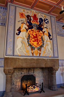 The Kings Chambers, Stirling Castle
A restored fireplace in the Kings Chambers at Stirling Castle.
