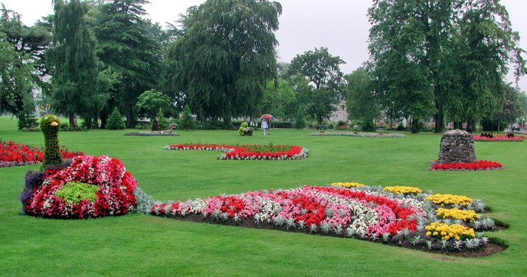 Forres in Bloom
Even on a wet day like this the parks of the small town of Forres are a blaze of colour in the summer.  Forres has won numerous awards in national contests for its flower displays. [url=www.multimap.com/map/browse.cgi?lat=57.6116&lon=-3.6069&scale=25000&icon=x/]Map location[/url]

