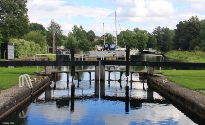 Lock gate, Forth & Clyde Canal, Bowling
One of the lock gates near the start of the Forth & Clyde Canal at Bowling.  [url=http://www.streetmap.co.uk/map.srf?X=245221&Y=672345&A=Y&Z=115&ax=245124&ay=673529/] Map location. [/url]
