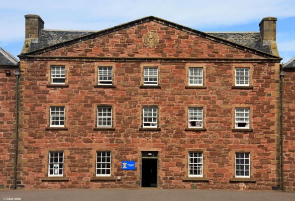 Fort George Garrison Building
You can see on the apex the construction date of 1757 on the apex of the building.  This is also the present day headquarters of The Royal Regiment of Scotland.  [url=https://streetmap.co.uk/map.srf?X=276215&Y=856752&A=Y&Z=115/] Map location. [/url]
