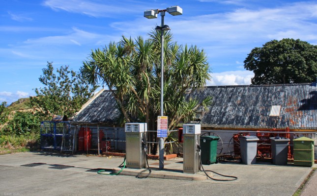 Petrol Station, Island of Gigha
[url=http://streetmap.co.uk/map.srf?X=164876&Y=648925&A=Y&Z=115/] Map location. [/url]
