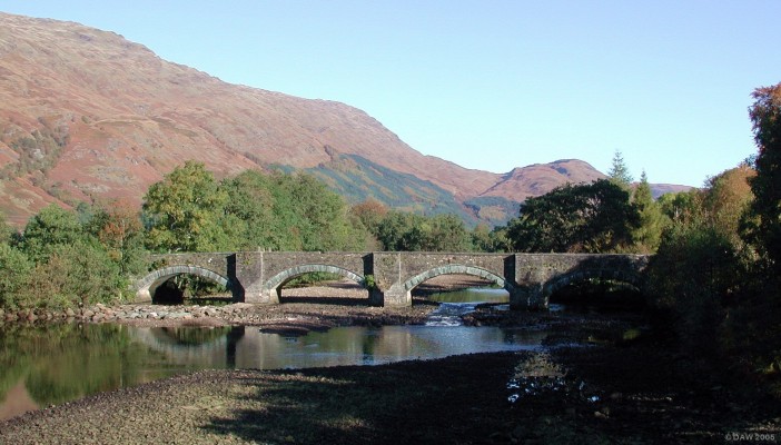The old Bridge, Glen Fyne
Looking up Glen Fyne at the head of Loch Fyne. [url=http://www.multimap.com/map/browse.cgi?lat=56.2710&lon=-4.9178&scale=25000&icon=x/]Map Location[/url]
