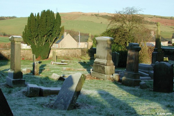 Parish Church Graveyard
A frosty morning in the graveyard looking over towards the Fereneze hills
