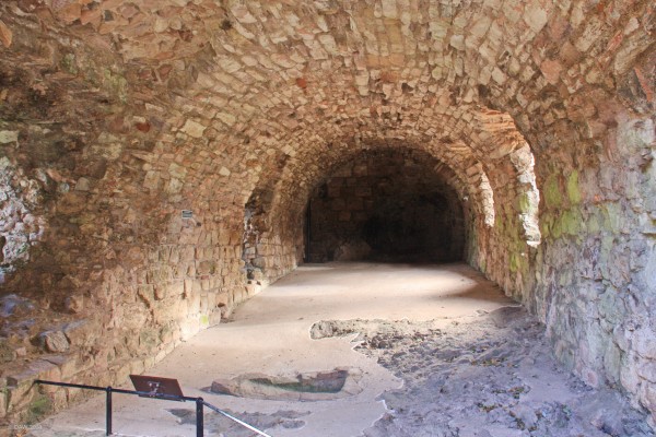 Hailes Castle Cellar
The vaulted cellar beneath the 15th century range at Hailes Castle, East Lothian. 
