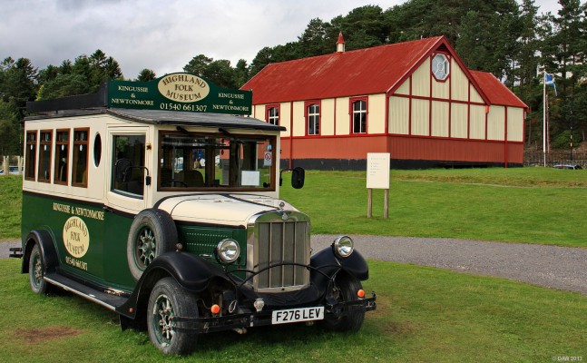 Highland Folk Museum, Newtonmore
The [url=http://www.highlandfolk.com/] Highland Folk Museum [/url] lies just outside Newtonmore and is a great place to break a journey North or South. It covers a large area and consists of a collections of buildings and artefacts covering a large time scale of life in the Highlands, and what's more, its free!  In te background is the Leanach Church which was originally built in 1925 near Culloden.
