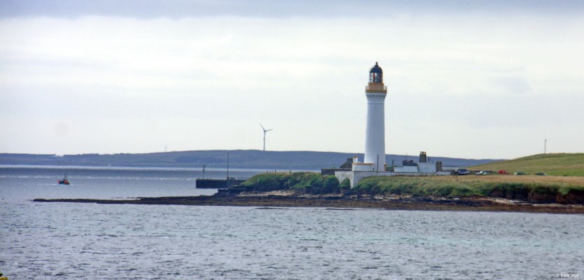Hoy Sound (high) Lighthouse, Orkney
 Located on the northeast point of the isle of Graemsay in the Orkney Isles on the approach to Stromness.  Built in 1851 by the engineer Alan Stevenson it has a height of 108ft.
