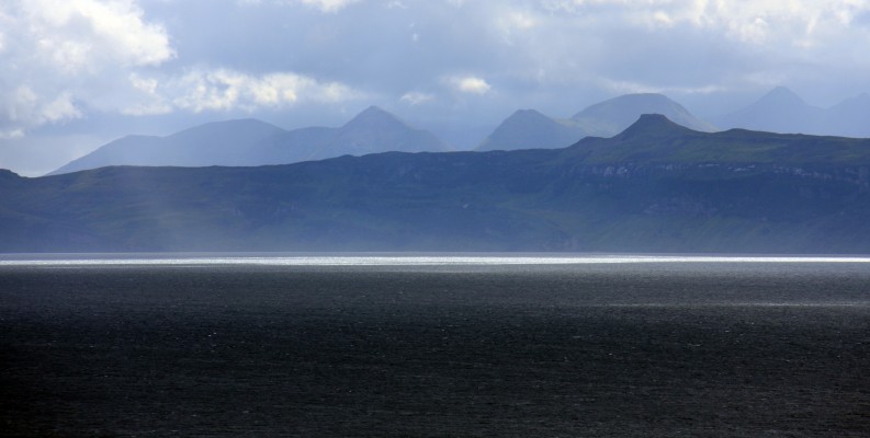 The Inner Sound of Raasay
Looking across the Inner Sound of Raasay.  The Island of Raasay is in the foreground with the mountains of Skye behind. [url=http://streetmap.co.uk/map.srf?X=168645&Y=850850&A=Y&Z=126] Map location. [/url]
