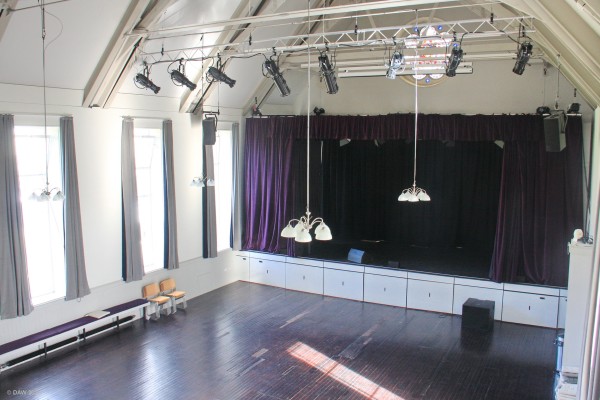 Inside Dunoon Burgh Halls
The main hall at Dunoon Burgh Halls with a capacity of 700 people.
