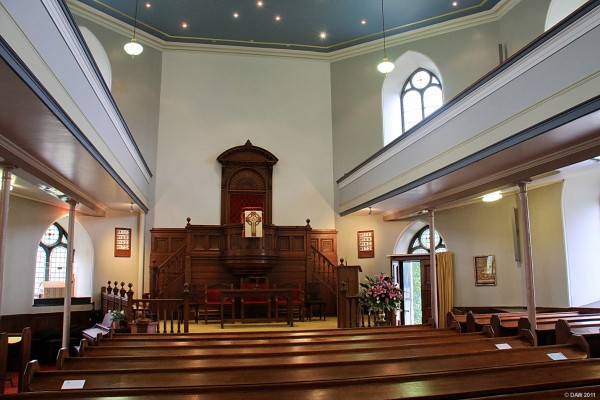 Inside Eaglesham Parish Church
There has probably been a church here since the 5th or 6th century, the name Eaglesham derives from Eaglis, "The Church" and ham, "the small township".  The [url=http://www.eagleshamparishchurch.co.uk/] present building [/url]was designed by Robert Maclachlane and completed in 1790 just as the new planned village of Eaglesham was being built.
