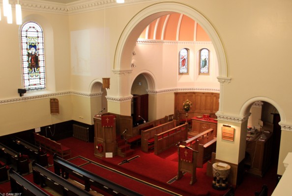 A view inside St John's Church, Largs
