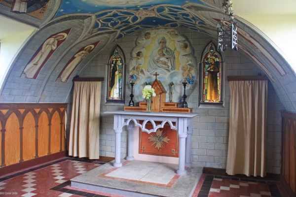 Inside the Italian Chapel, Orkney
Located on Lamb Holm Island in what was a former Italian Prisoner of War Camp.  The Chapel is made from combining two Nissen huts. [url=http://streetmap.co.uk/map?X=348782&Y=1000623&A=Y&Z=115/] Map location. [/url]
