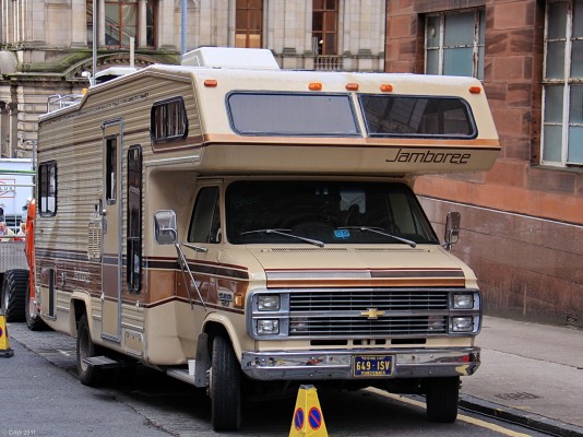Camper Van, World War Z, Glasgow
Used in filming in Glasgow, another identical one was used at Grangemouth.

